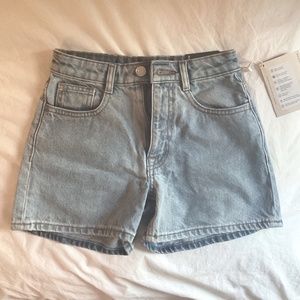Frank & Oak Stevie Classic Short, Size 23, Light Blue